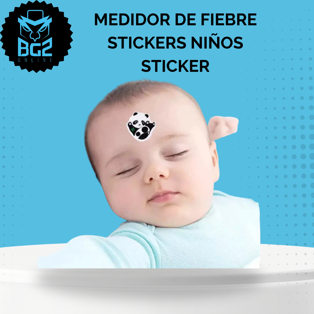 MEDIDOR DE FIEBRE STICKERS NIÑOS STICKER